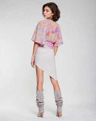 Blouse Rose femme été