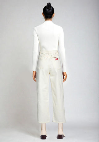 Jeans Carotte blanc