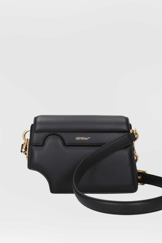 Sac Off White en Cuir Noir Burrow pour Femme