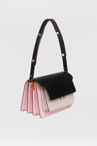 Mini Sac Trunk Multicolore Rose et Noir marqueMarni